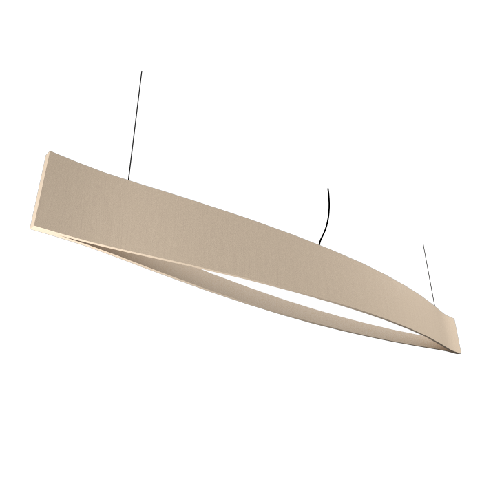 Pendant Lamp Accord Canoa 1279 LED - Clean Line Accord Lighting | 48. Organic Cappuccino