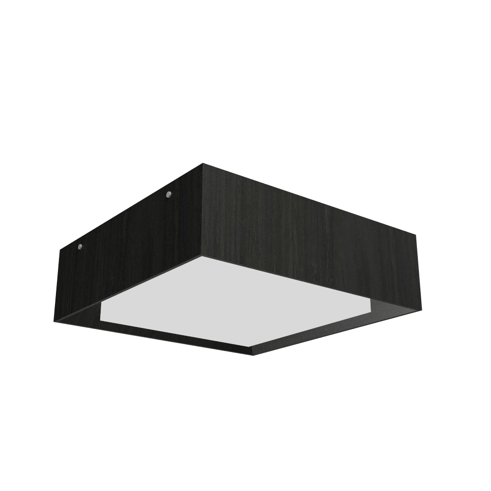 Ceiling Lamp Accord Meio Squadro 587 - Facetada Line Accord Lighting | 46. ​​Organic Black