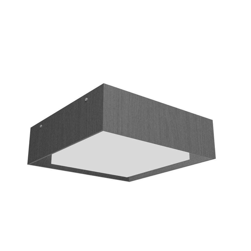 Ceiling Lamp Accord Meio Squadro 587 - Facetada Line Accord Lighting | 50. Organic lead Grey
