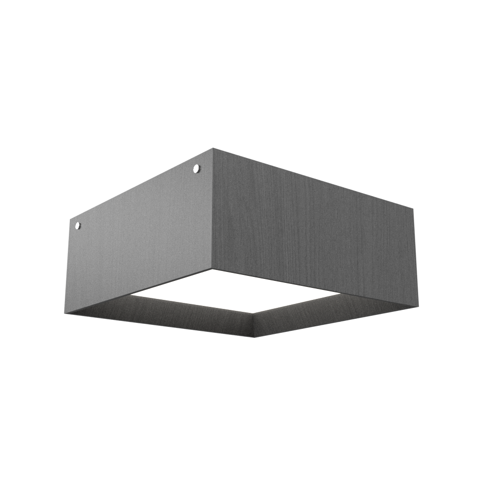 Ceiling Lamp Accord Meio Squadro 495 - Facetada Line Accord Lighting | 50. Organic lead Grey