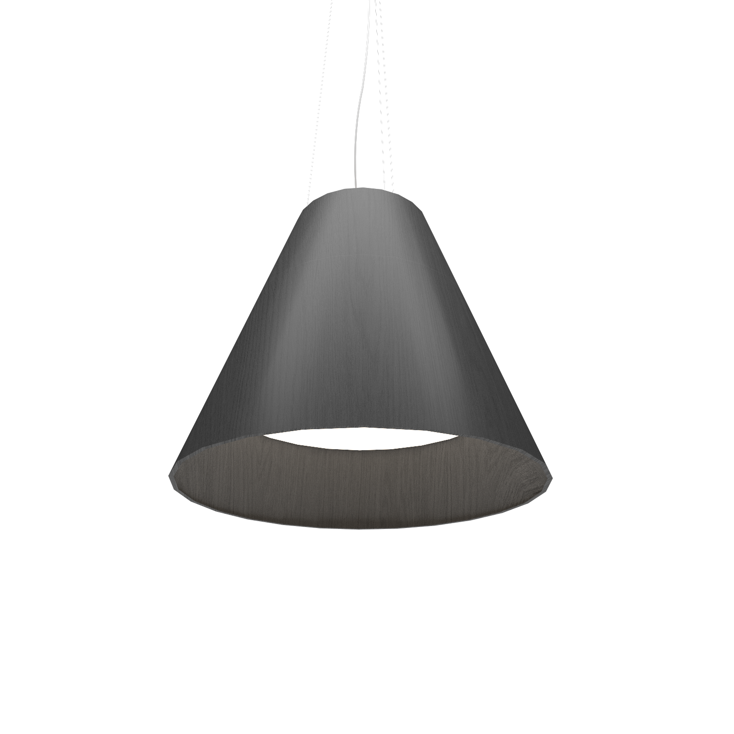 Pendant Lamp Accord Cônico 295 - Cônica Line Accord Lighting | 50. Organic lead Grey