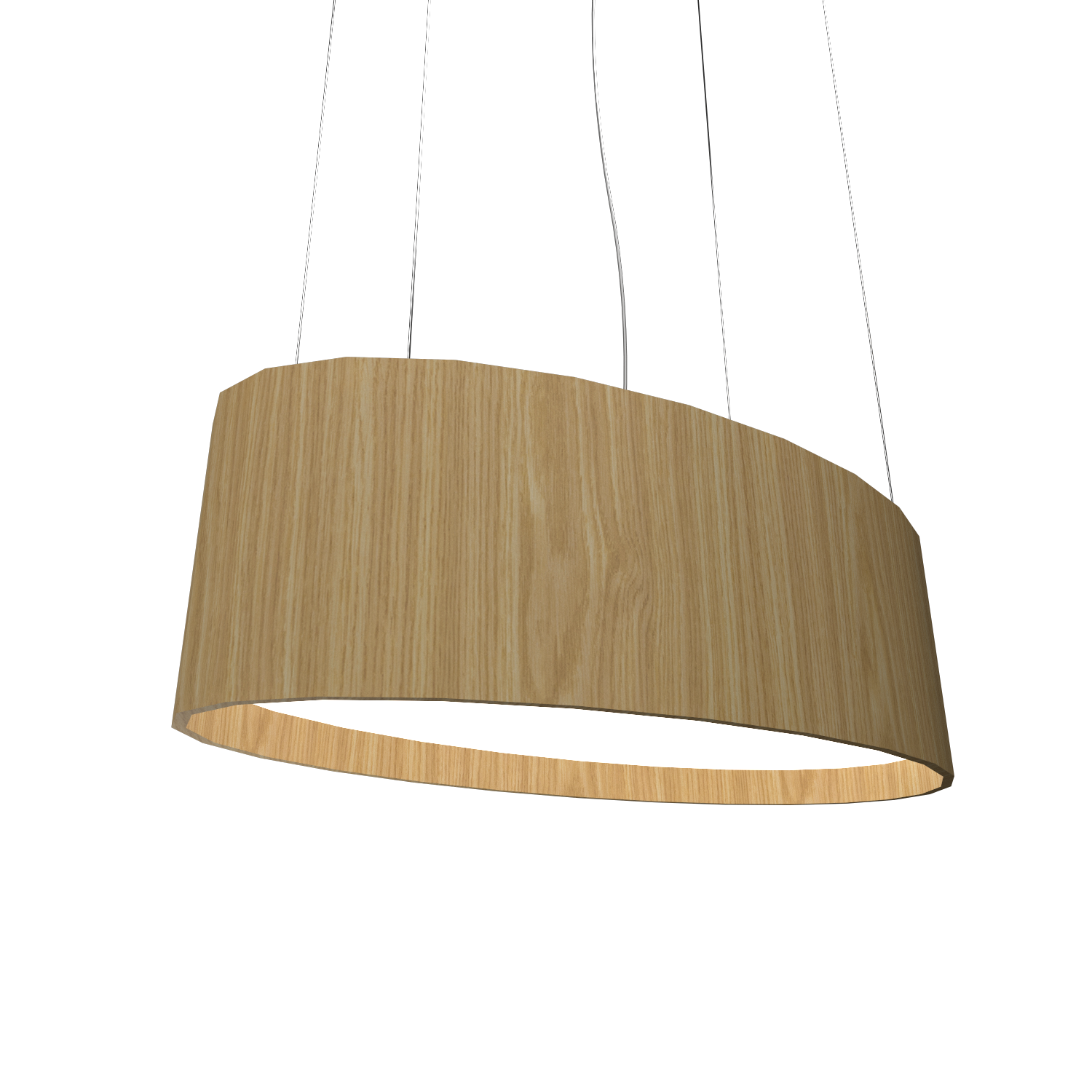 Pendant Lamp Accord Oval 287 - Oval Line Accord Lighting | 45. Sand