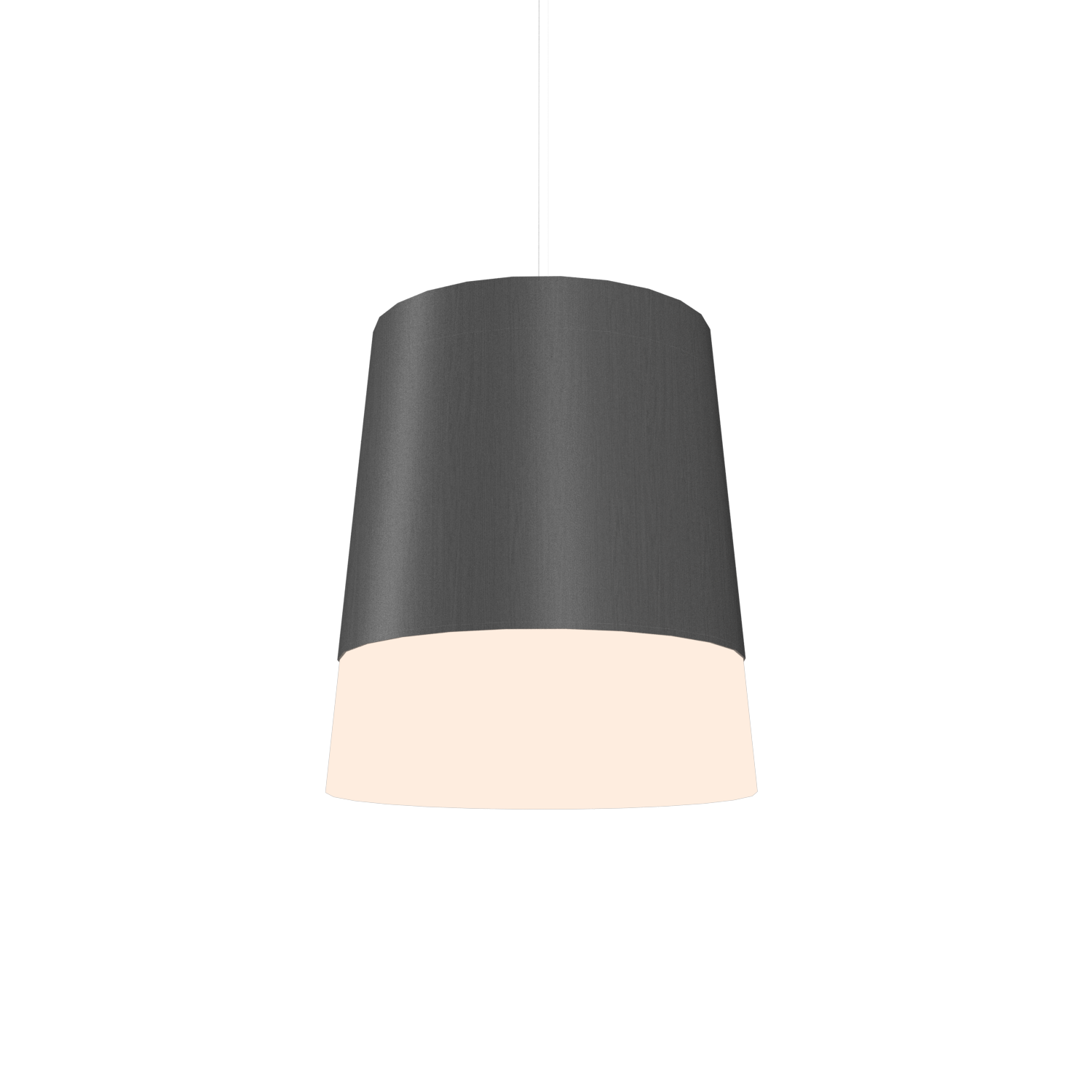 Pendant Lamp Accord Cônico 1100 - Cônica Line Accord Lighting | 50. Organic lead Grey