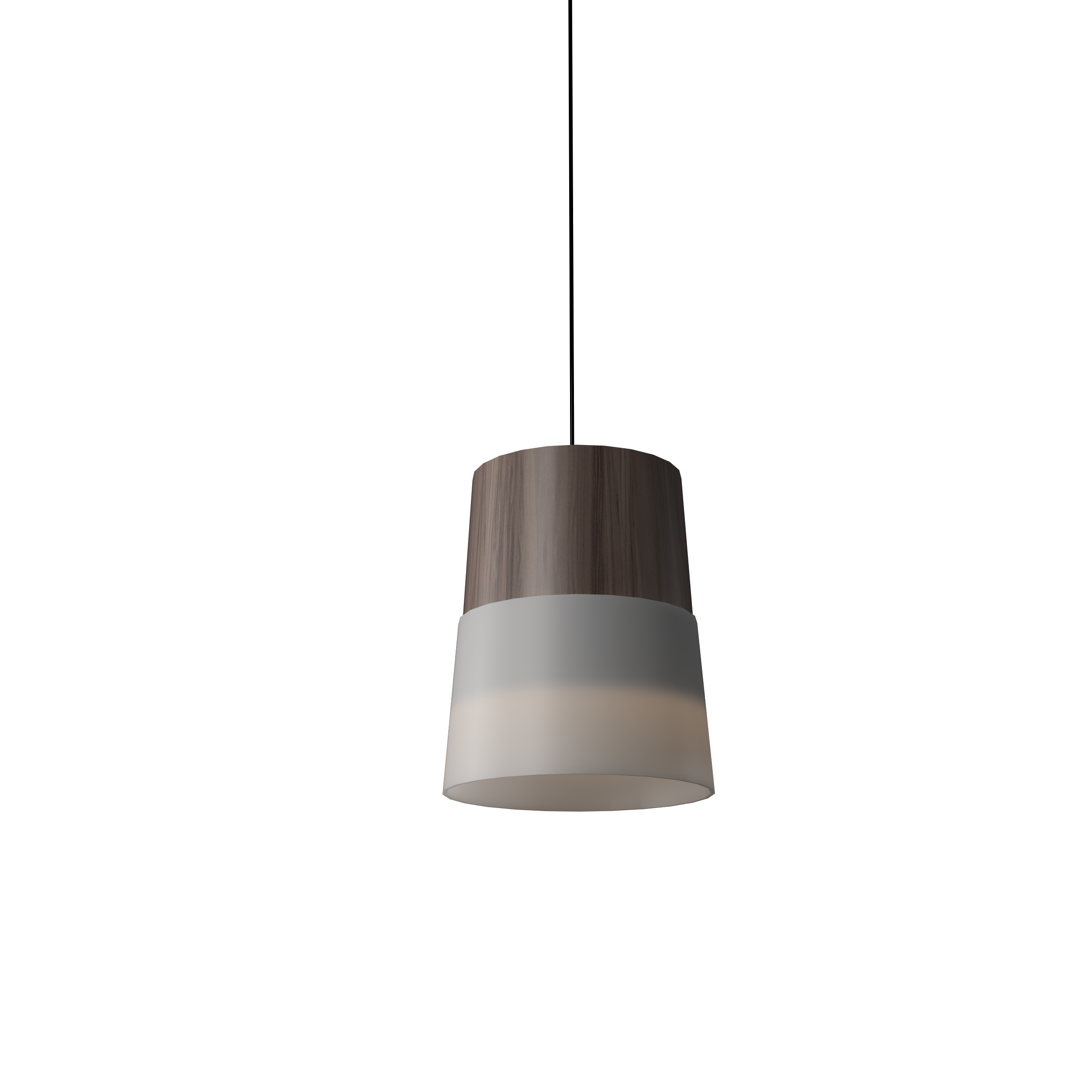 Pendant Lamp Accord Cônico 1151 - Cônica Line Accord Lighting | 18. American Walnut