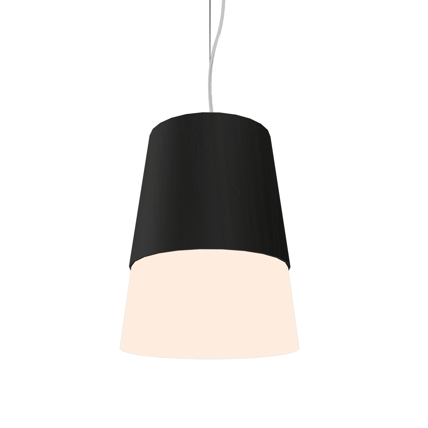 Pendant Lamp Accord Cônico 264 - Cônica Line Accord Lighting | 46. ​​Organic Black