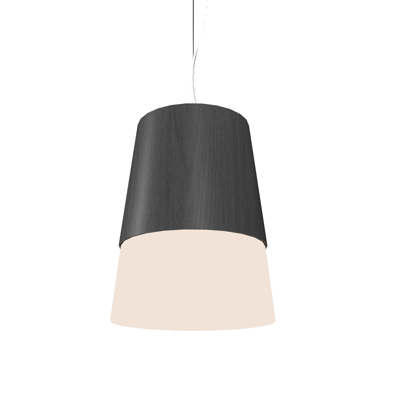 Pendant Lamp Accord Cônico 264 - Cônica Line Accord Lighting | 50. Organic lead Grey