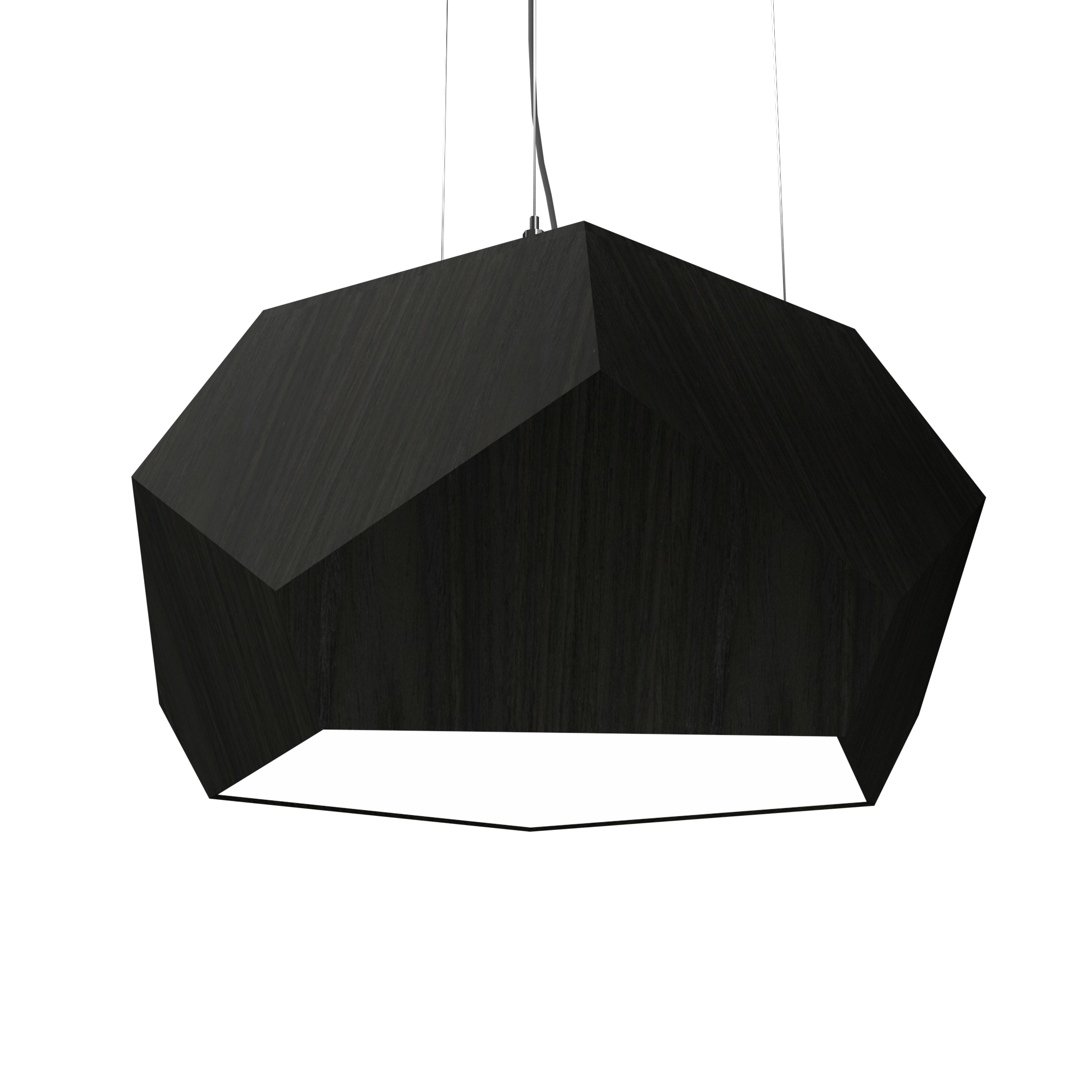 Pendant Lamp Accord Facetado 1226 - Facetada Line Accord Lighting | 46. ​​Organic Black