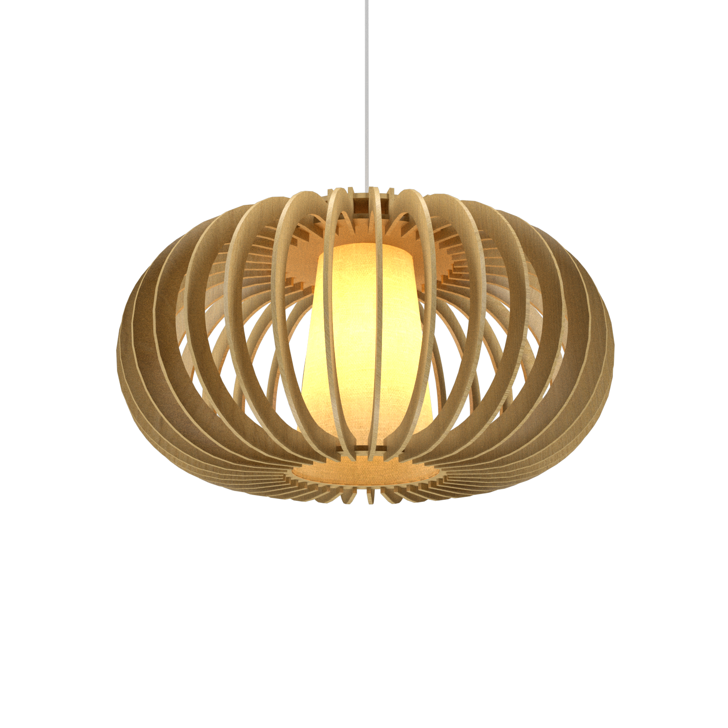 Pendant Lamp Accord Stecche Di Legno 1217 - Stecche Di Legno Line Accord Lighting | 49. Organic Gold