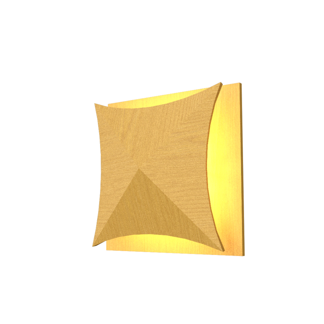 Wall Lamp Accord Diamante 4063 - Facetada Line Accord Lighting | 49. Organic Gold