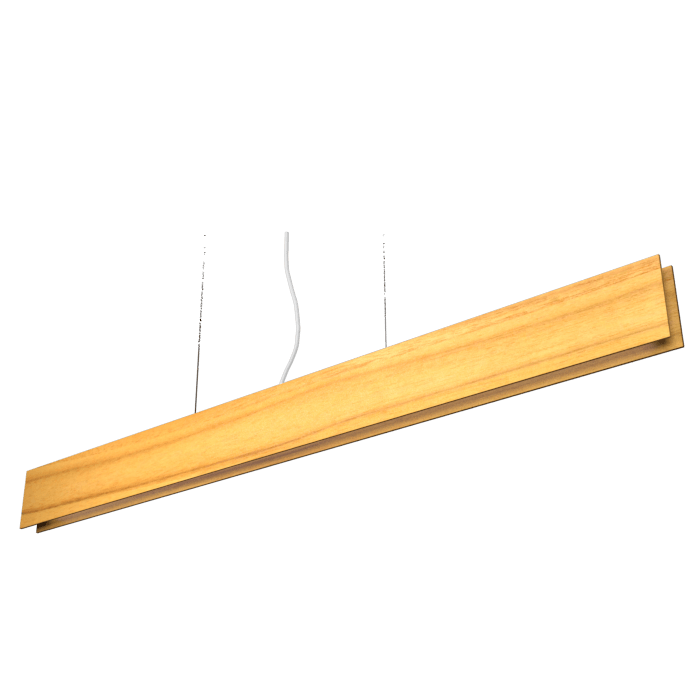 Pendant Lamp Accord Linear Slim 1311 LED - Clean Line Accord Lighting | 12. Teak