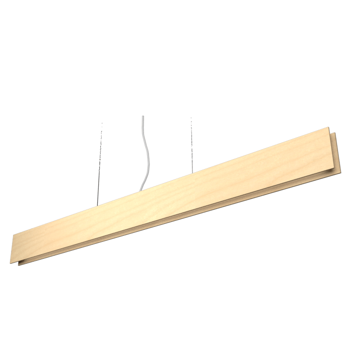 Pendant Lamp Accord Linear Slim 1311 LED - Clean Line Accord Lighting | 34. Maple