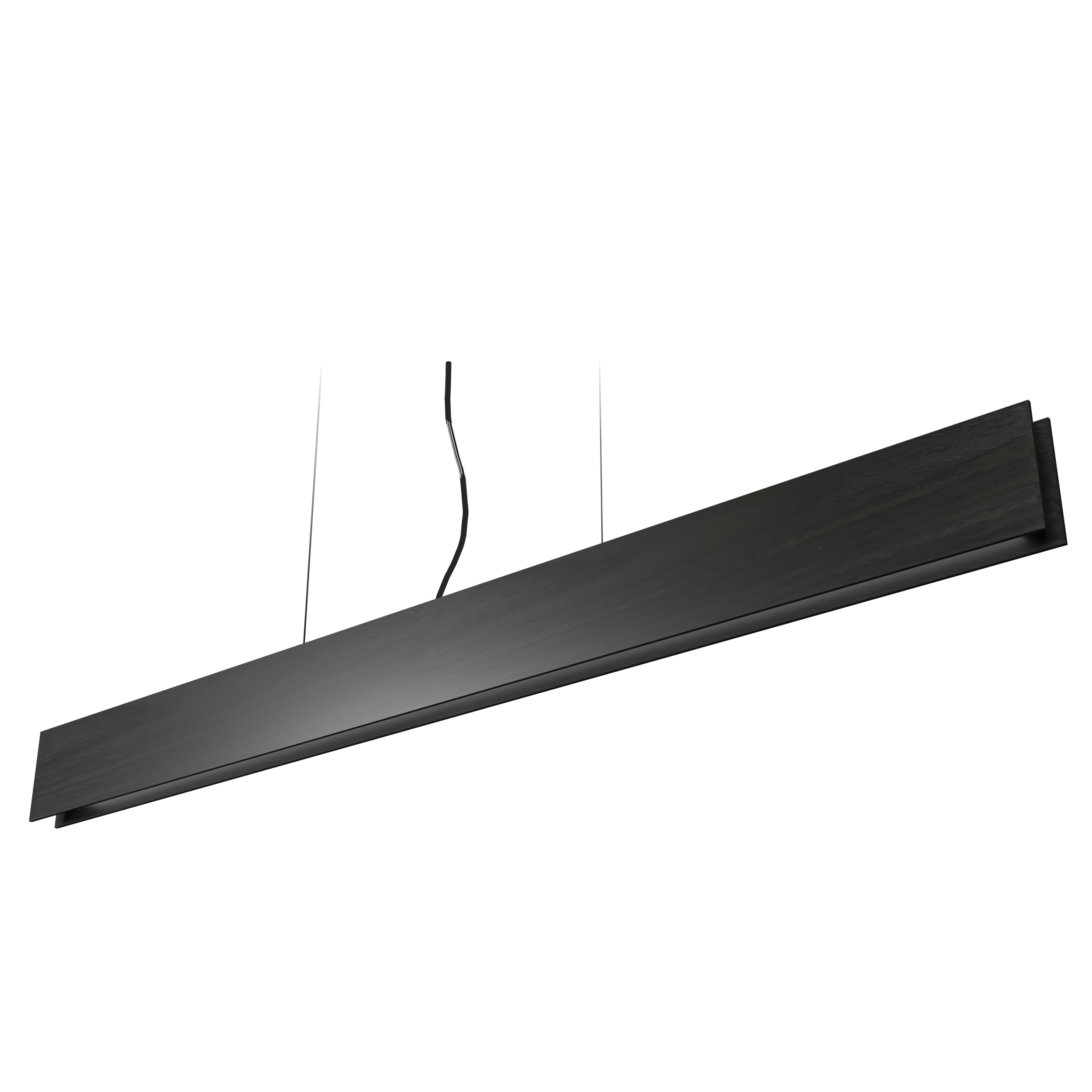 Pendant Lamp Accord Linear Slim 1311 LED - Clean Line Accord Lighting | 44. Charcoal