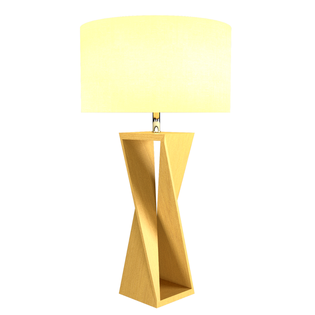 Table Lamp Accord Spin 7044 - Facetada Line Accord Lighting | 49. Organic Gold