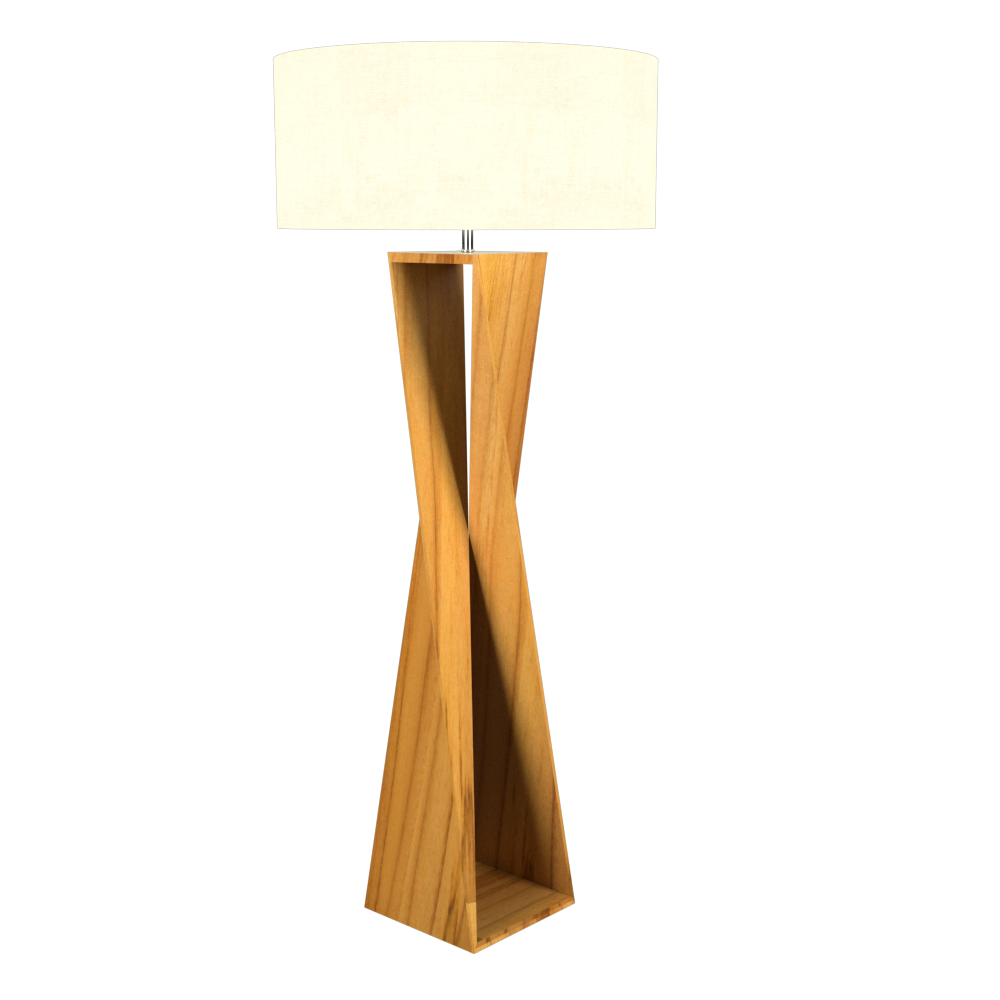 Floor Lamp Accord Spin 3029 - Facetada Line Accord Lighting | 12. Teak