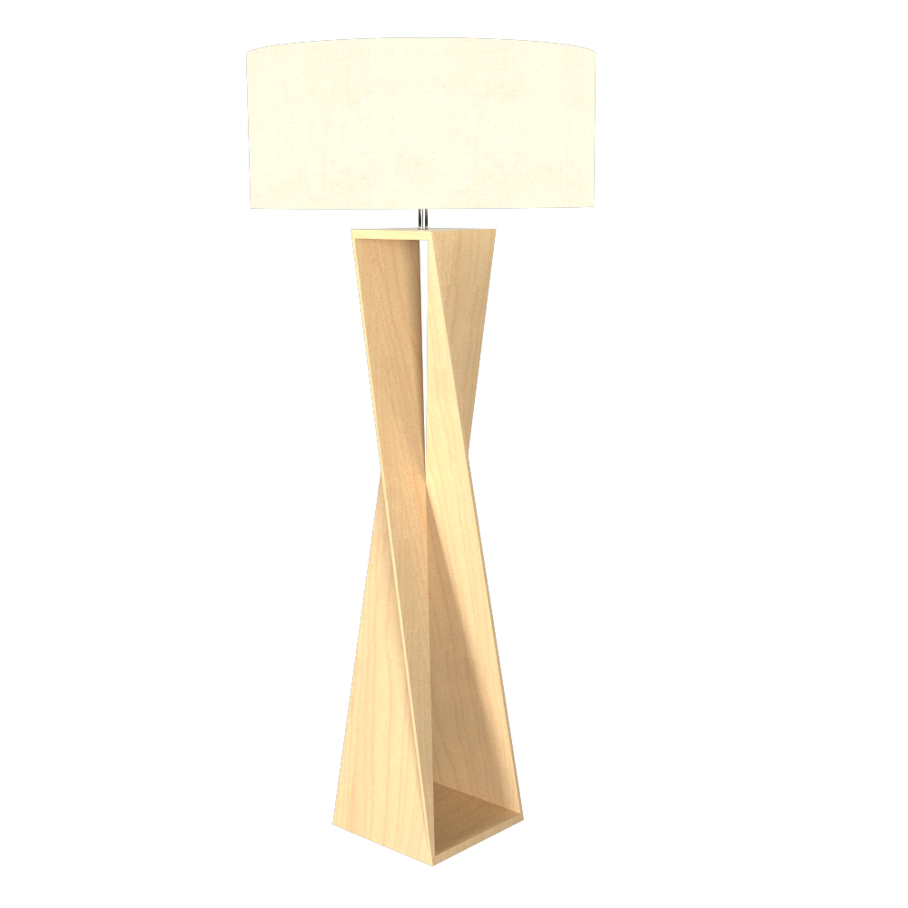 Floor Lamp Accord Spin 3029 - Facetada Line Accord Lighting | 34. Maple