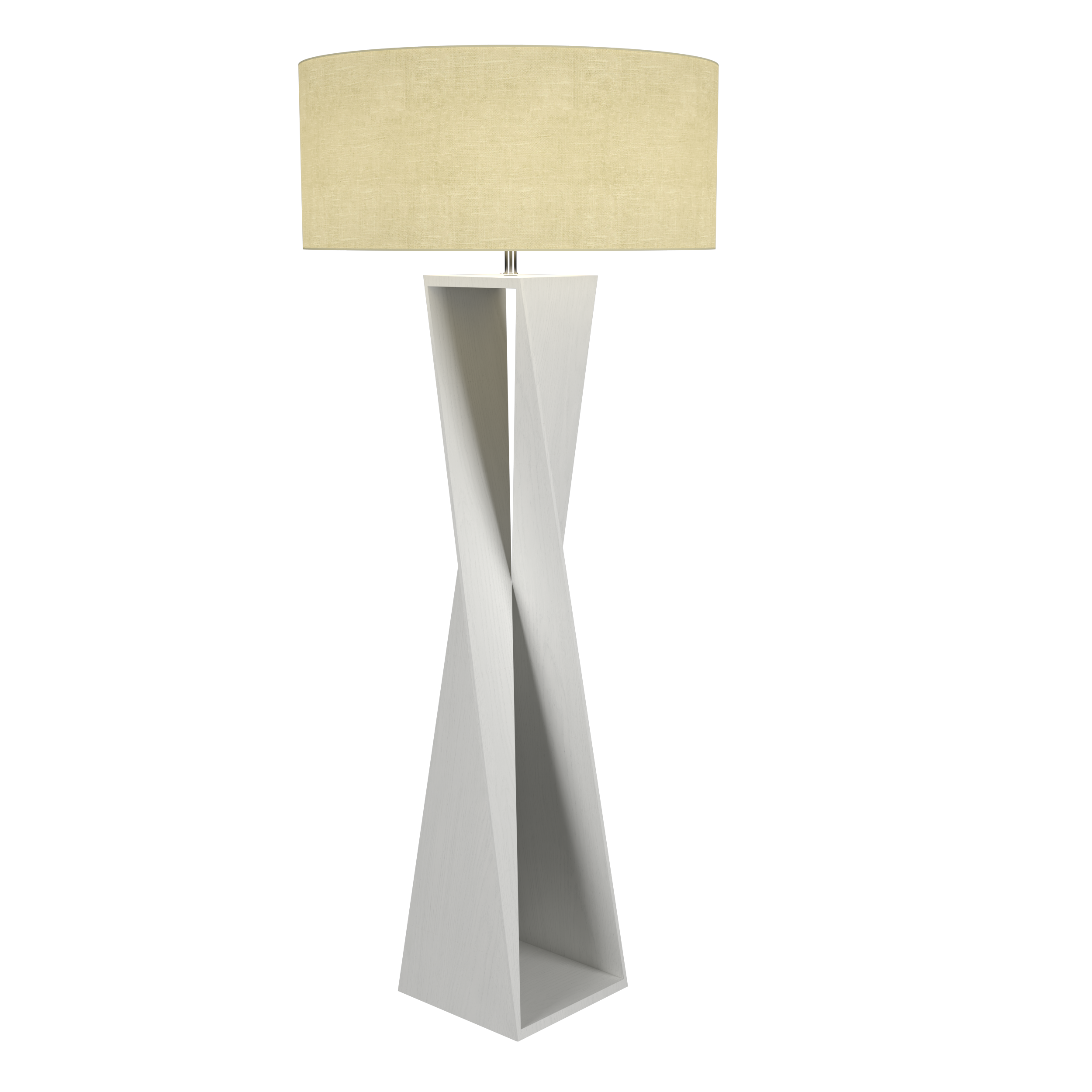 Floor Lamp Accord Spin 3029 - Facetada Line Accord Lighting | 47. ​​Organic White