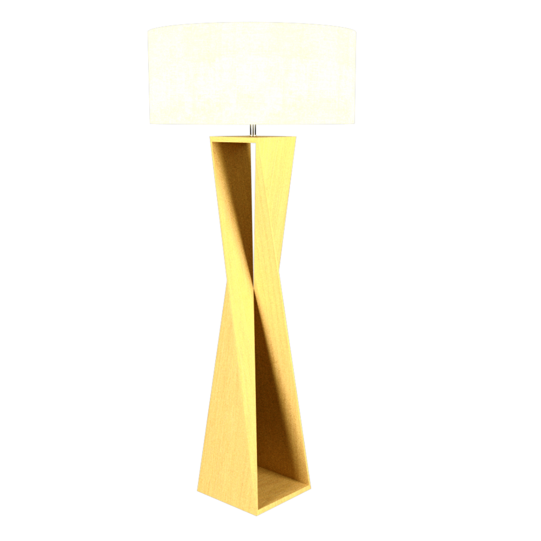 Floor Lamp Accord Spin 3029 - Facetada Line Accord Lighting | 49. Organic Gold