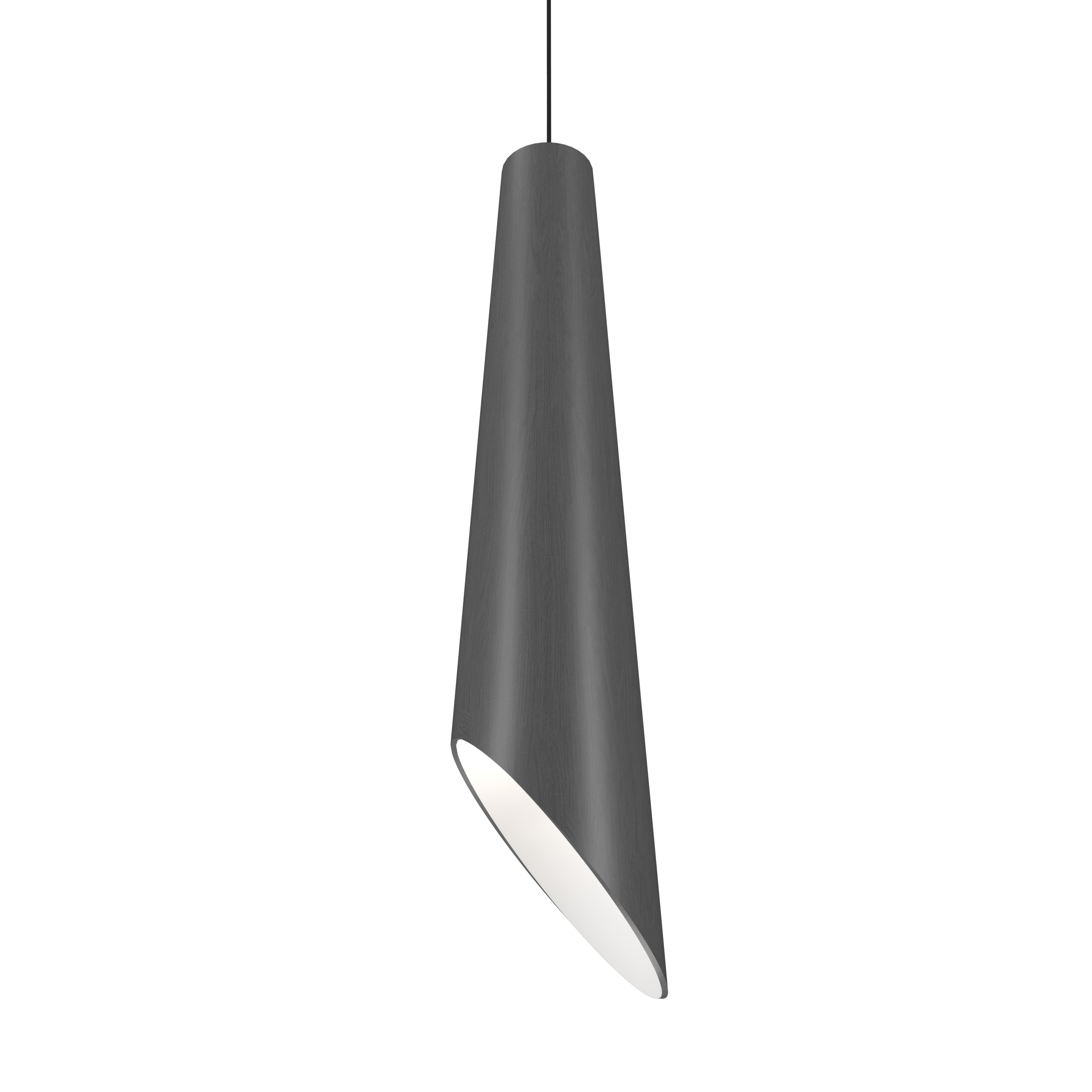 Pendant Lamp Accord Cônico 1277 - Cônica Line Accord Lighting | 50. Organic lead Grey