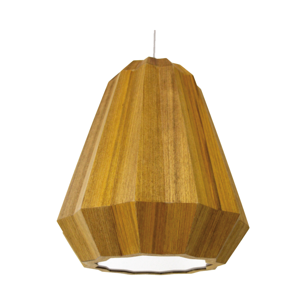 Pendant Lamp Plissé 1340 - PlisséLine Accord Lighting | Color 09. Louro Freijó Pendant Lamp Plissé 1340 - PlisséLine Accord Lighting