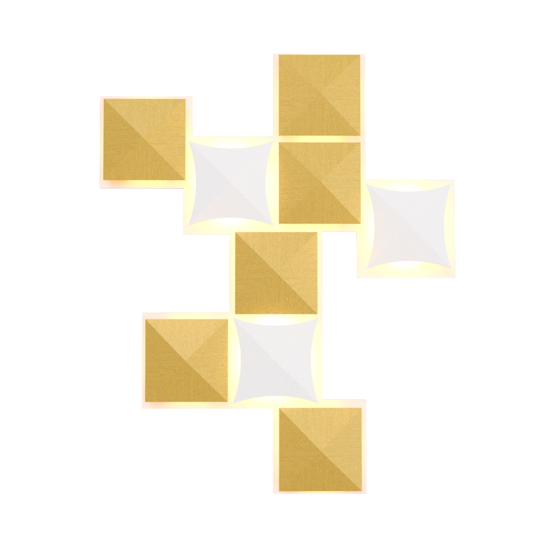 Wall Lamp Accord Diamante 4075 - Facetada Line Accord Lighting | 49. Organic Gold