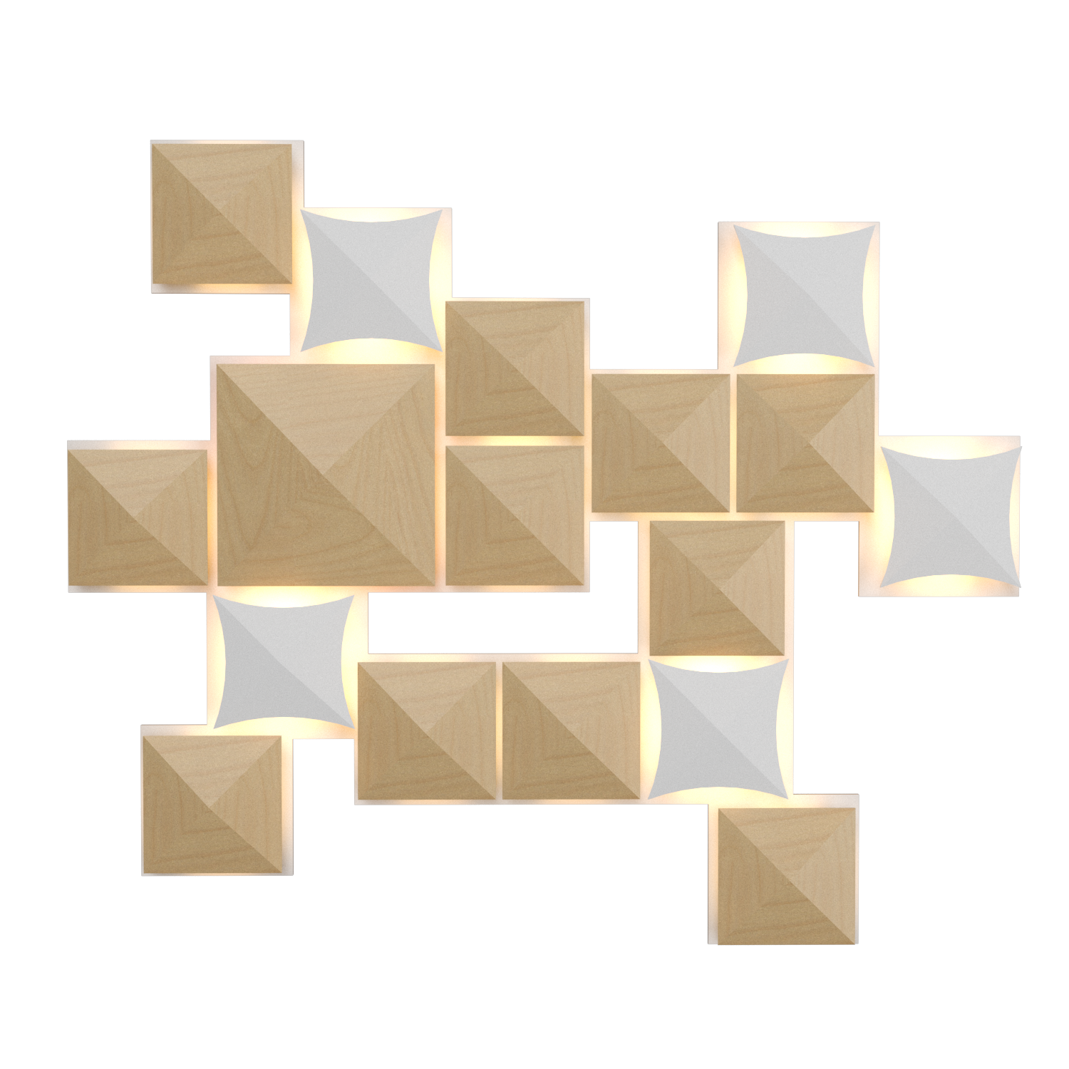 Wall Lamp Accord Diamante 4076 - Facetada Line Accord Lighting | 34. Maple