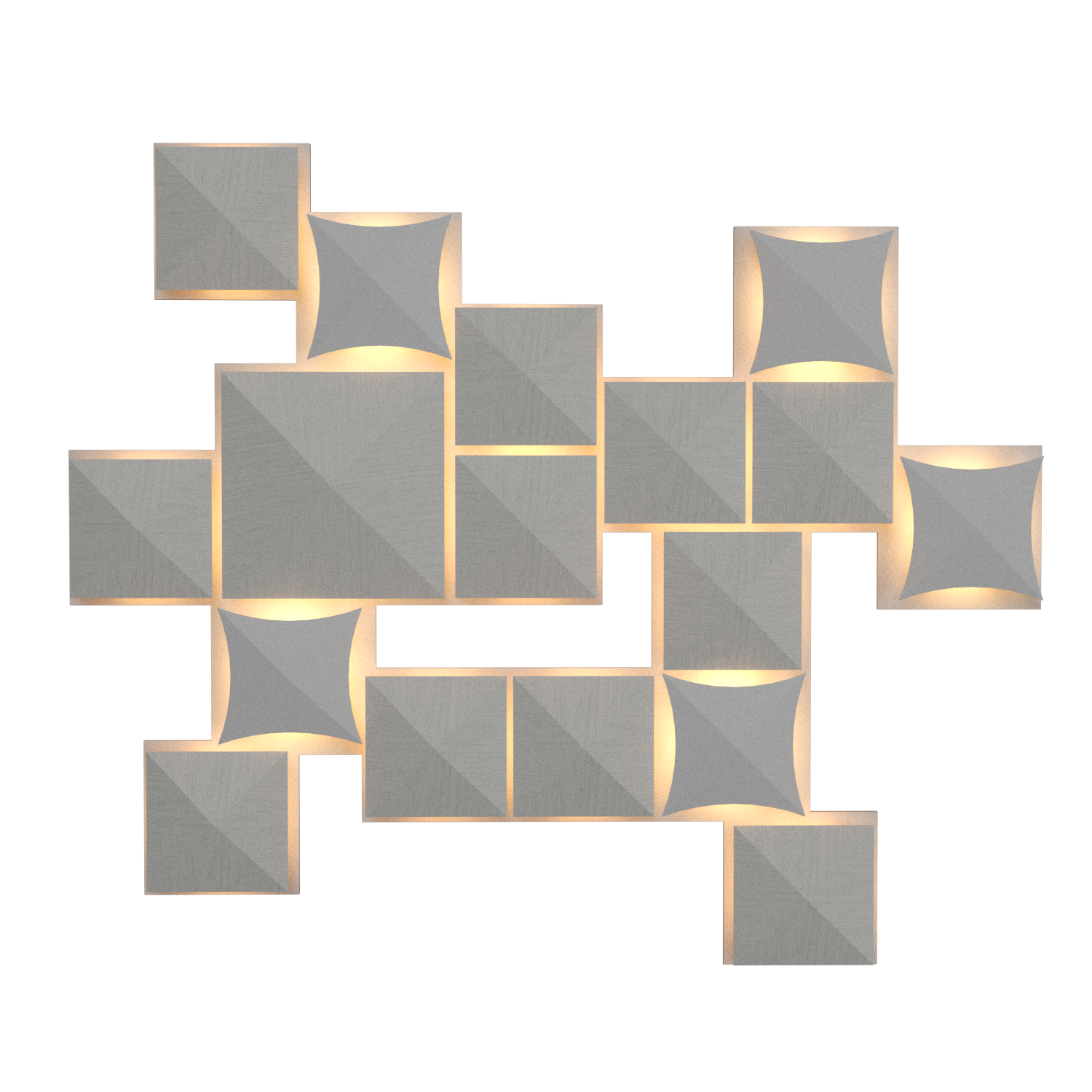 Wall Lamp Accord Diamante 4076 - Facetada Line Accord Lighting | 47. ​​Organic White