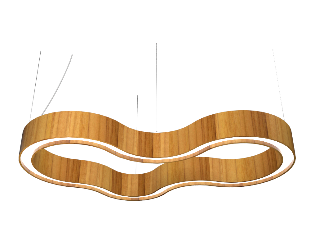 Pendant Lamp Accord KS Slim 1345 - Orgânica Line Accord Lighting | 12. Teak