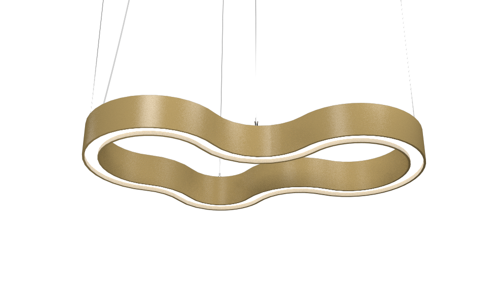 Pendant Lamp Accord KS Slim 1345 - Orgânica Line Accord Lighting | 38. Pale Gold
