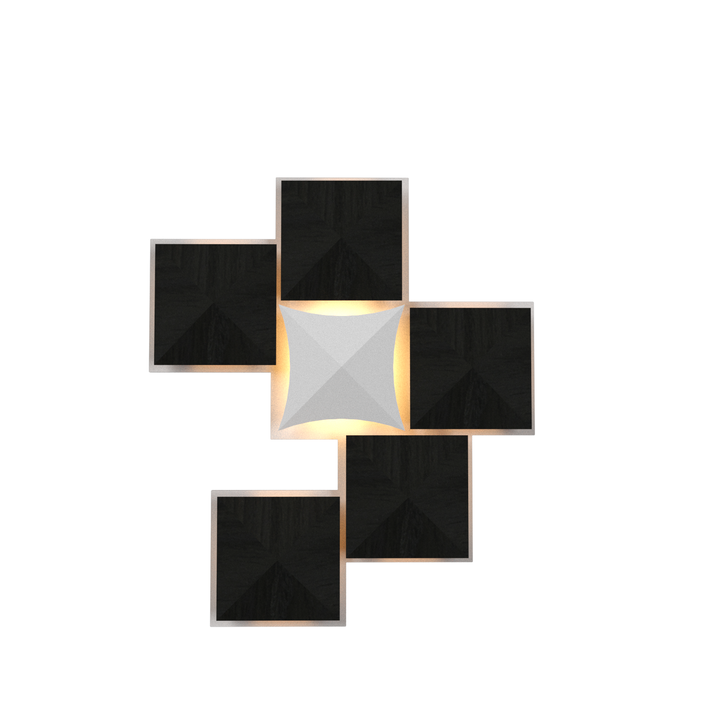 Wall Lamp Accord Diamante 4079 - Facetada Line Accord Lighting | 44. Charcoal