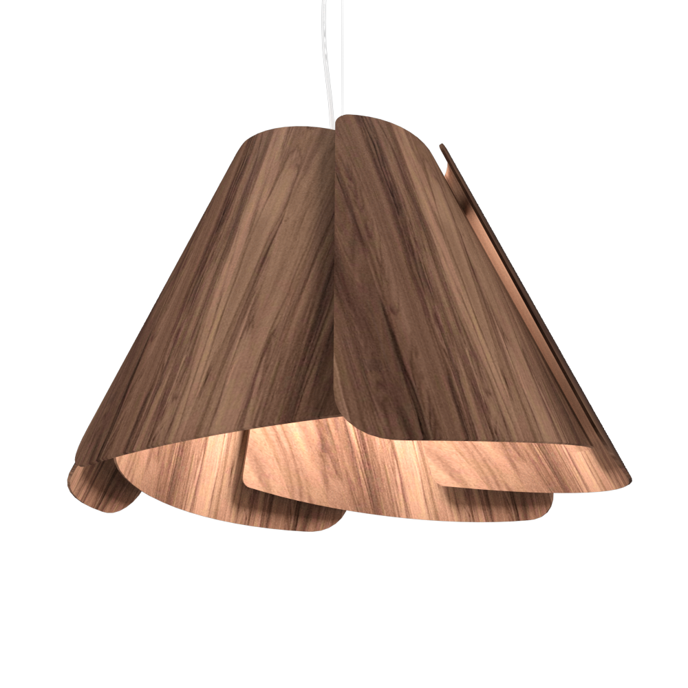 Pendant Lamp Accord Fuchsia 1364 - Fuchsia Line Accord Lighting | 18. American Walnut