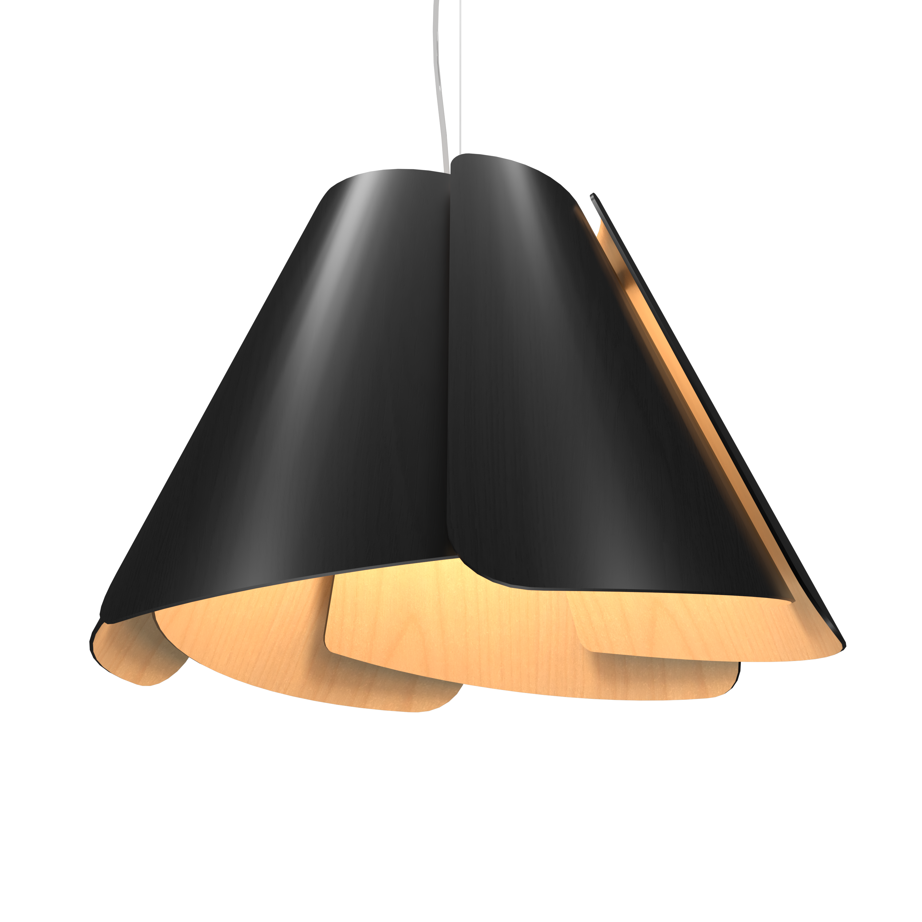 Pendant Lamp Accord Fuchsia 1364 - Fuchsia Line Accord Lighting | 46. ​​Organic Black