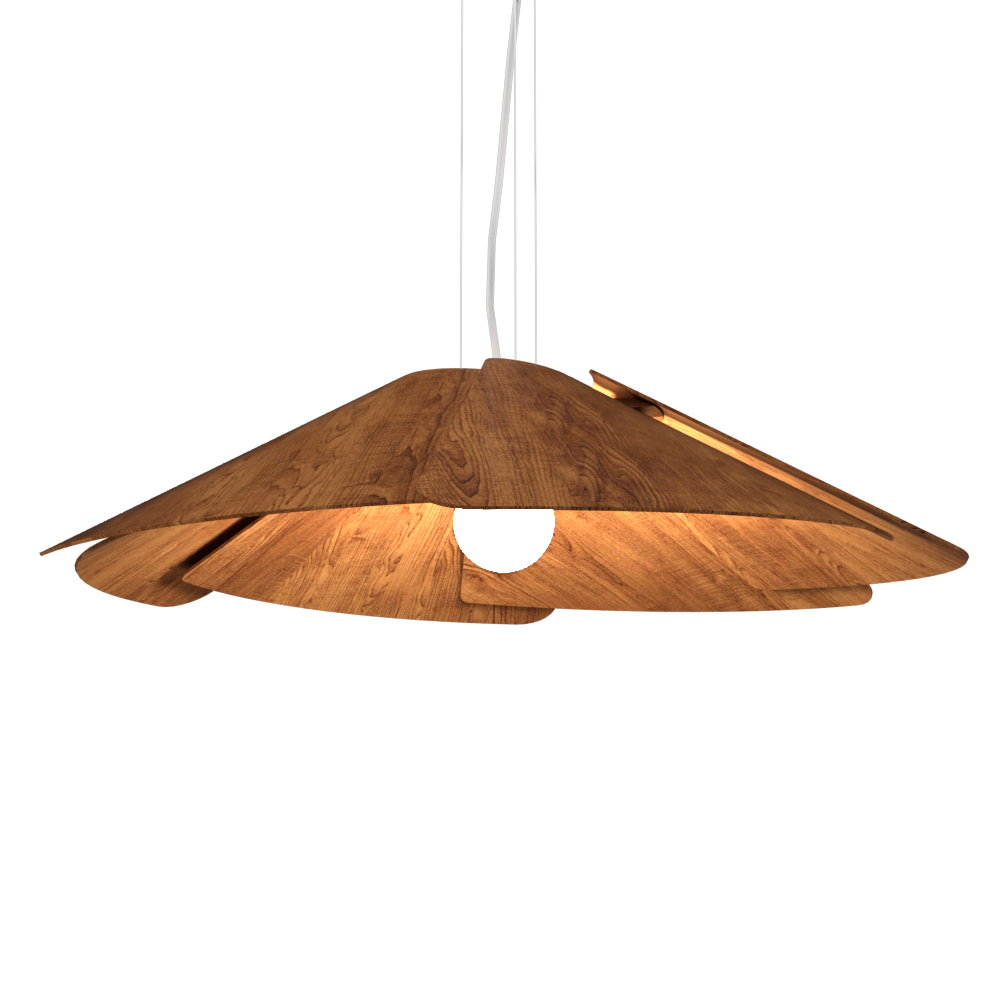 Pendant Lamp Accord Fuchsia 1365 - Fuchsia Line Accord Lighting | 06. Imbuia