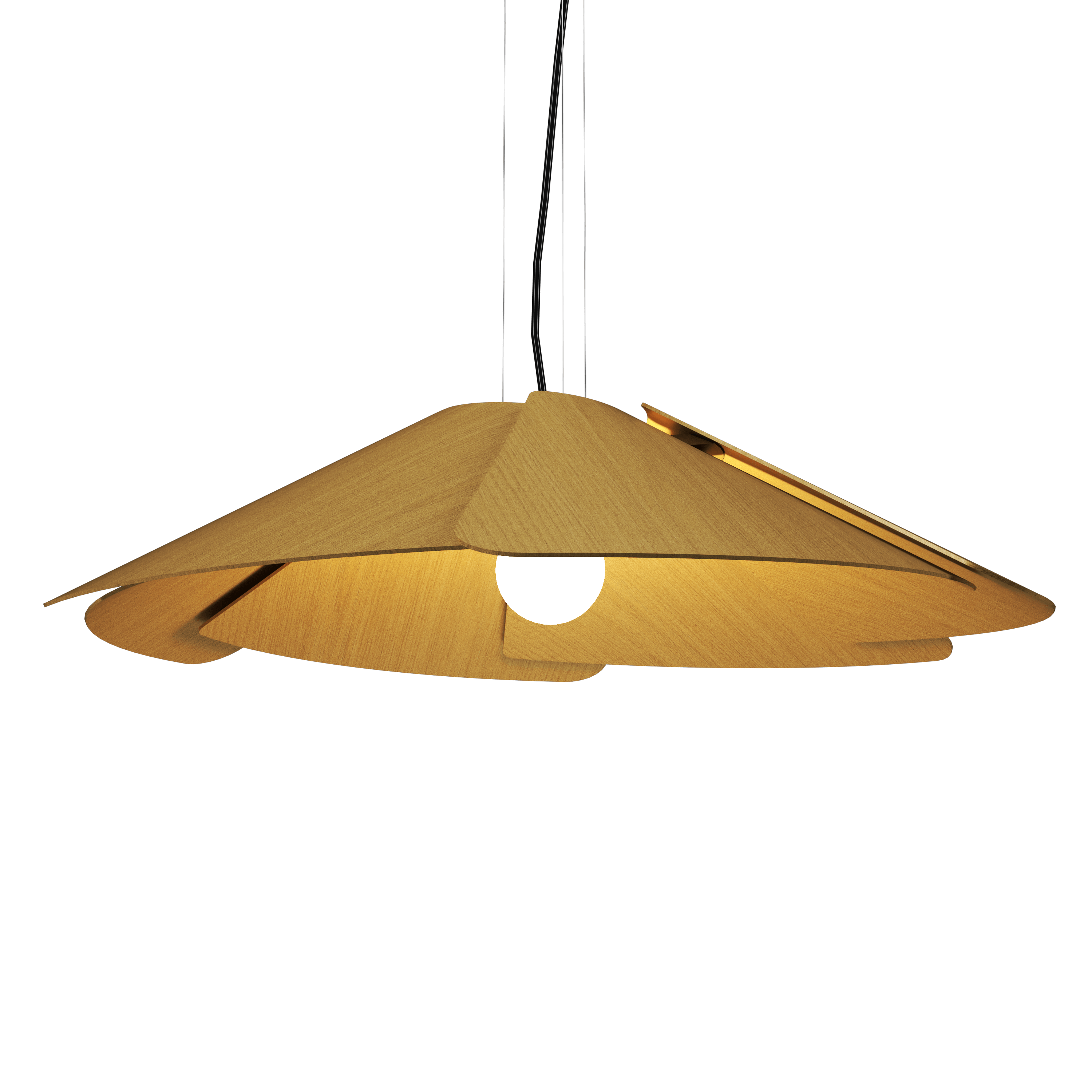 Pendant Lamp Accord Fuchsia 1365 - Fuchsia Line Accord Lighting | 49. Organic Gold