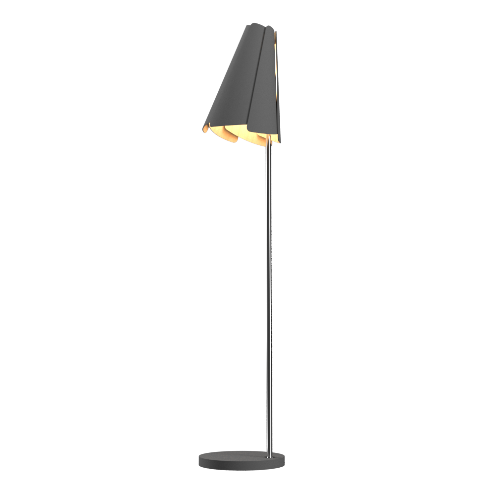 Floor Lamp Accord Fuchsia 3122 - Fuchsia Line Accord Lighting | 39. Lead Grey