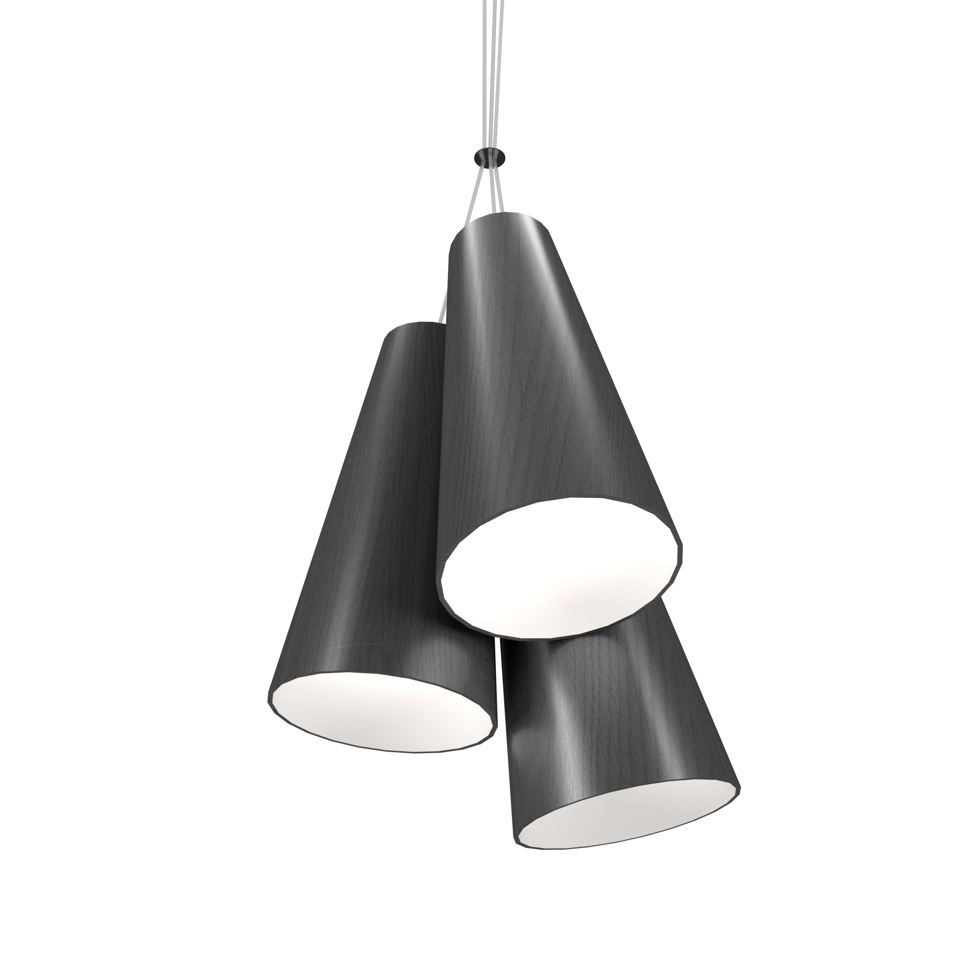 Pendant Lamp Accord Cônico 1234 - Cônica Line Accord Lighting | 50. Organic lead Grey
