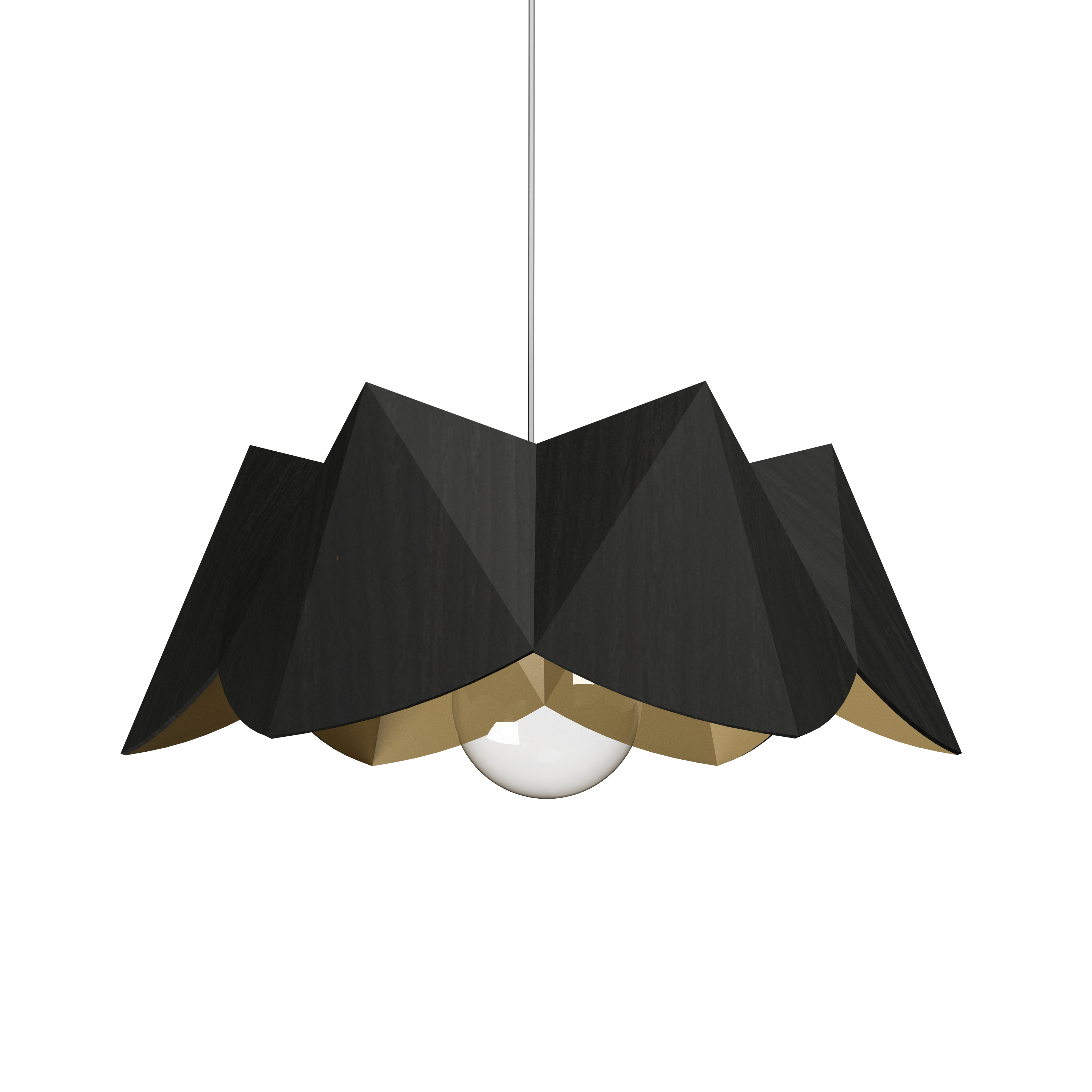 Pendant Lamp Accord Physalis 1299 - Physalis Line Accord Lighting | 46. ​​Organic Black