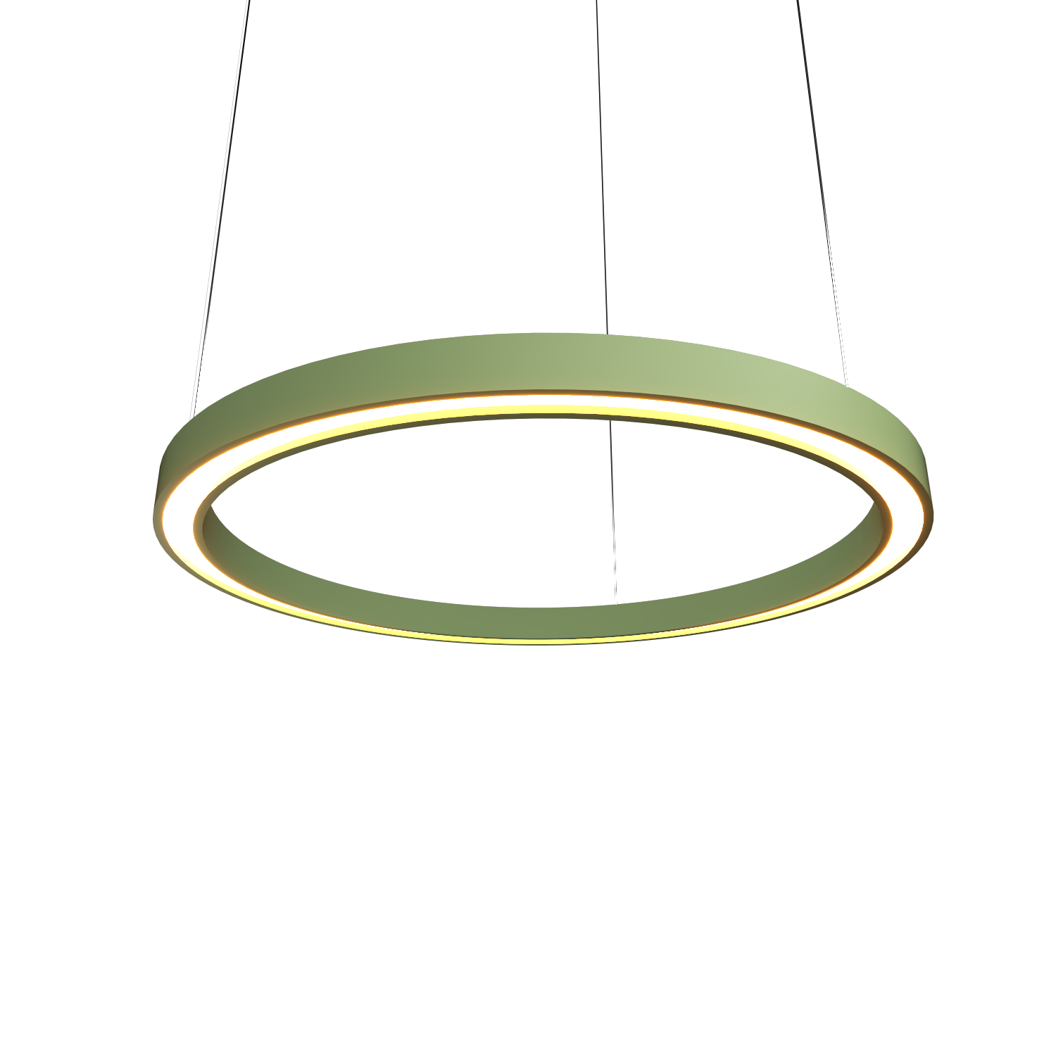 Pendant Lamp Pendant Accord Frame 1430 - Frame Line Accord Lighting | 30. Olive Green