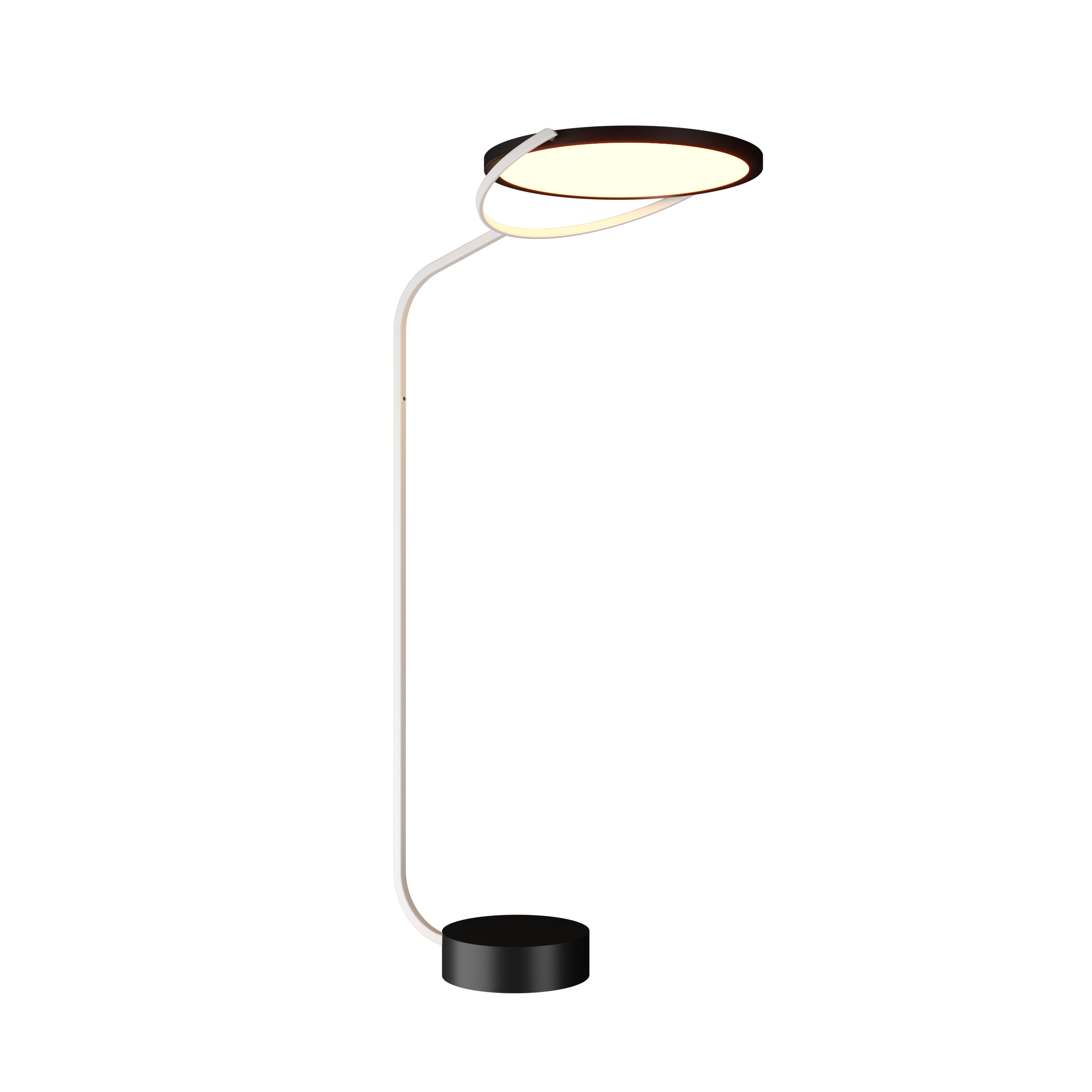 Floor Lamp Accord Naiá 3039 - Naiá Line Accord Lighting | 46. ​​Organic Black