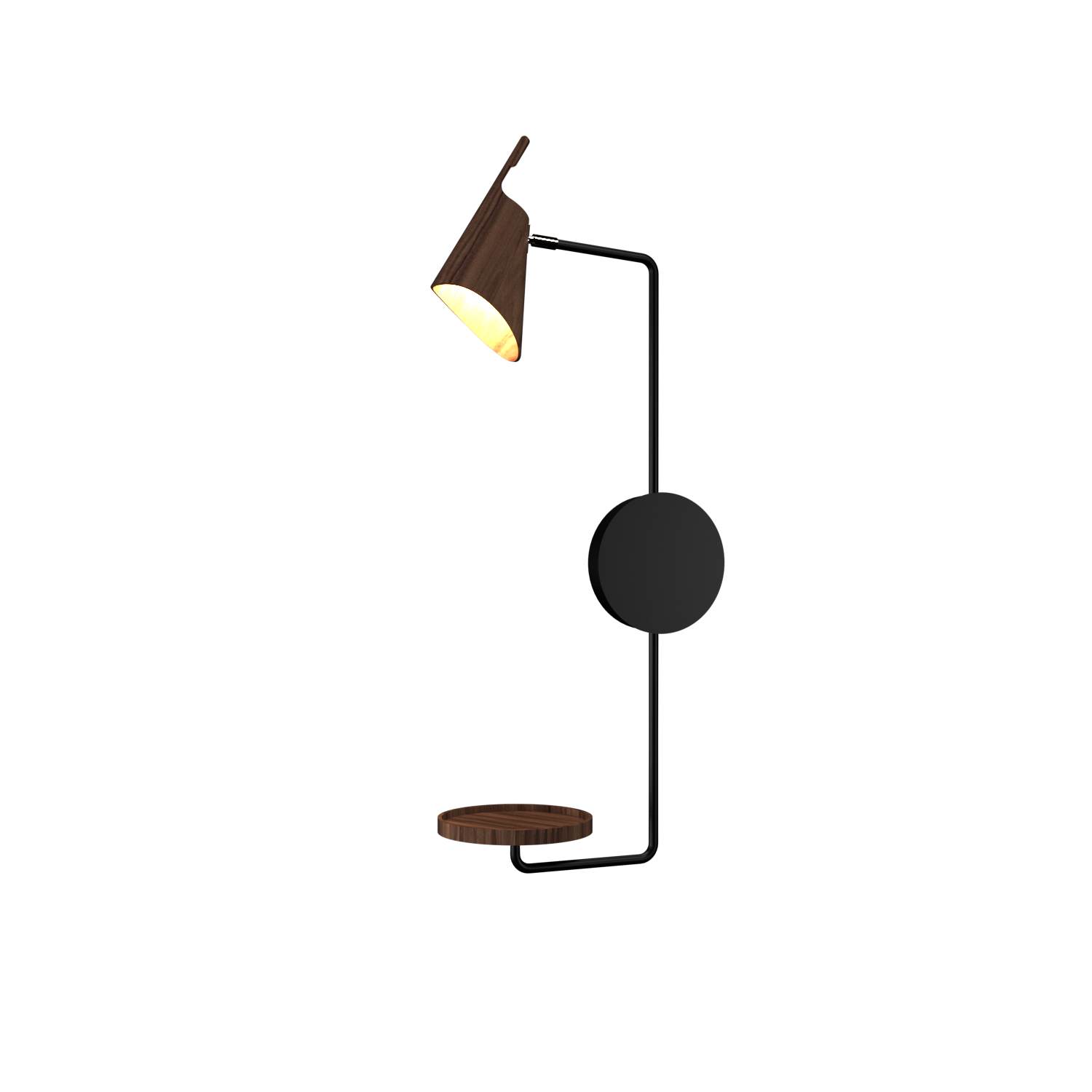 Wall Lamp Accord Balance 4151 - Balance Line Accord Lighting | 18. American Walnut