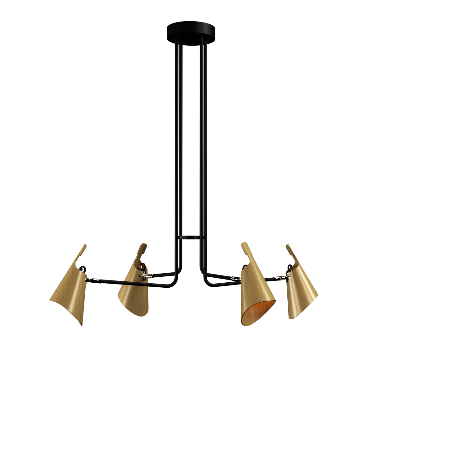 Pendant Lamp Accord Balance 1446 - Balance Line Accord Lighting | 49. Organic Gold