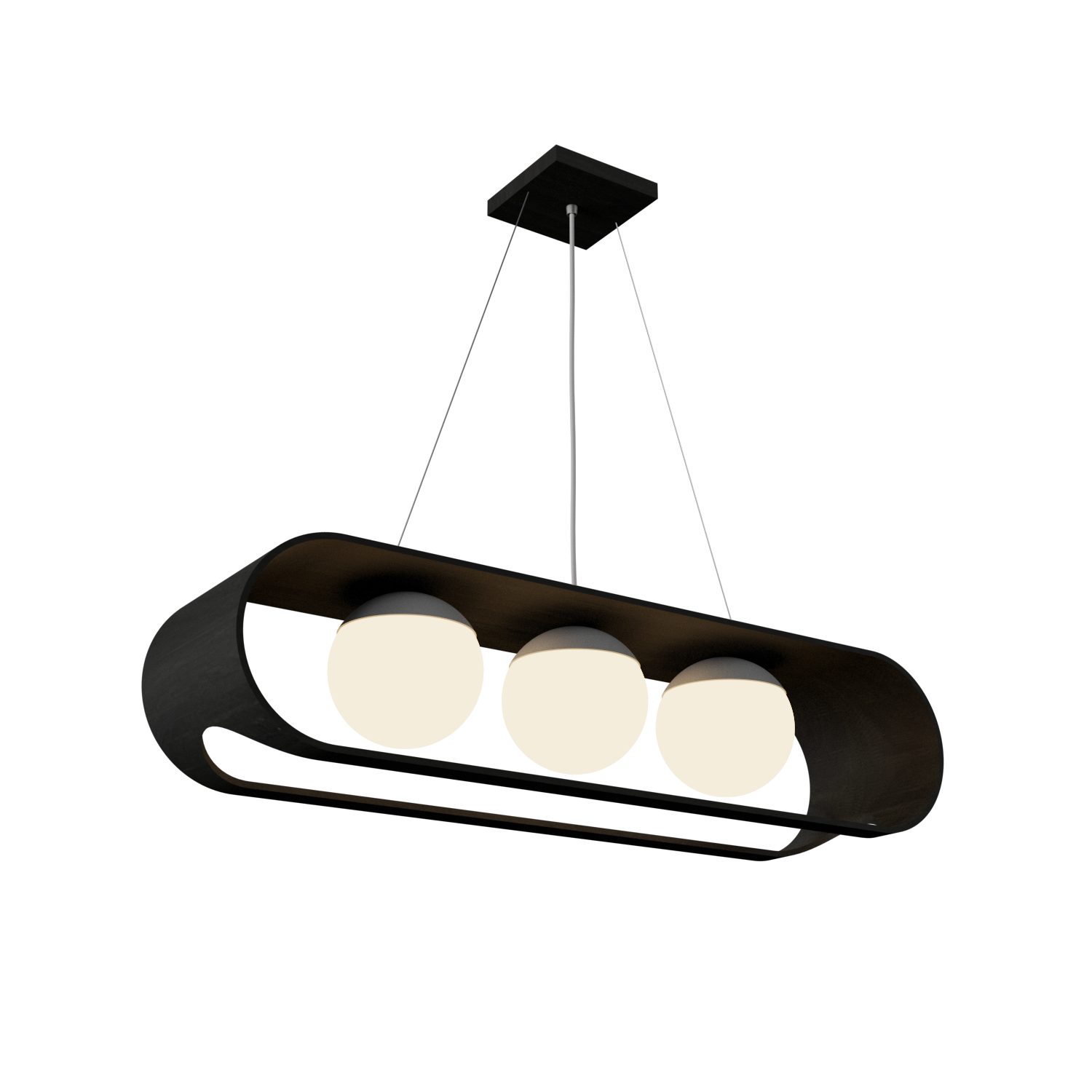 Pendant Lamp Accord Sfera 1448 - Sfera Line Accord Lighting | 46. ​​Organic Black