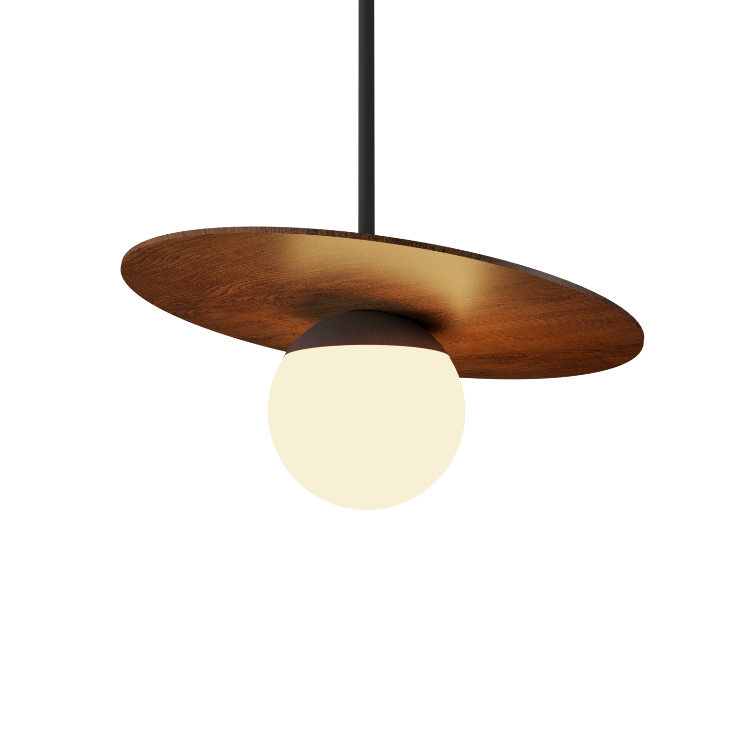 Pendant Lamp Accord Orbit 1462 - Orbit Line Accord Lighting | 06. Imbuia