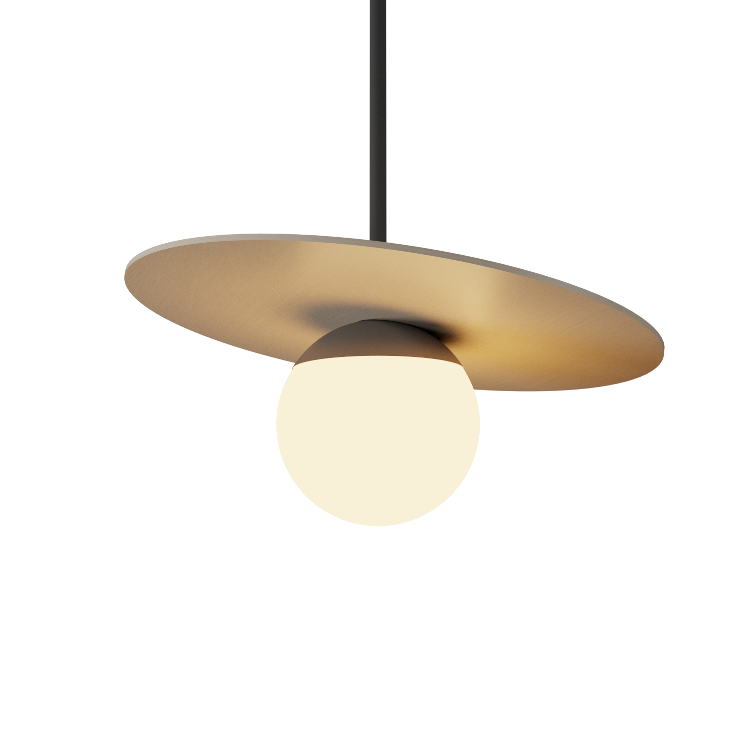 Pendant Lamp Accord Orbit 1462 - Orbit Line Accord Lighting | 48. Organic Cappuccino