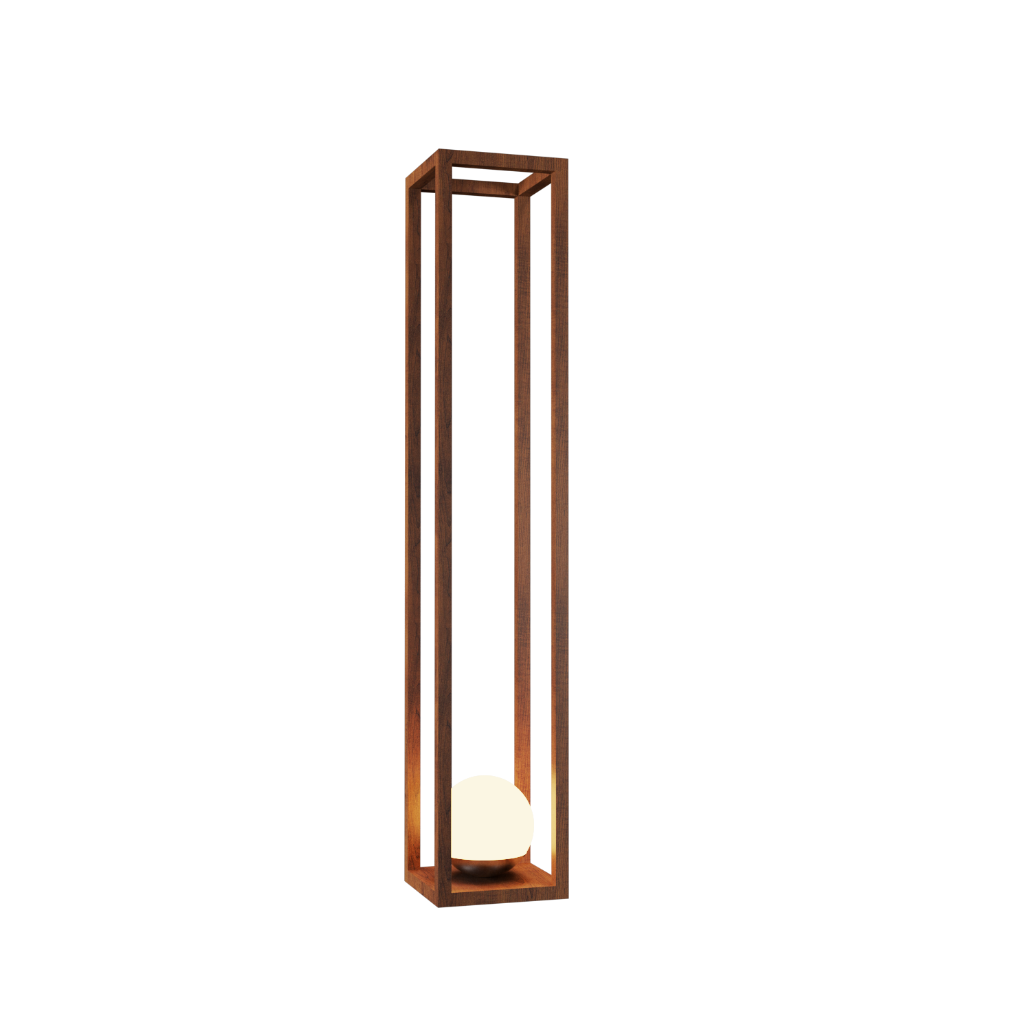 Floor Lamp Accord Cubic 3045 - Cubic Line Accord Lighting | 06. Imbuia