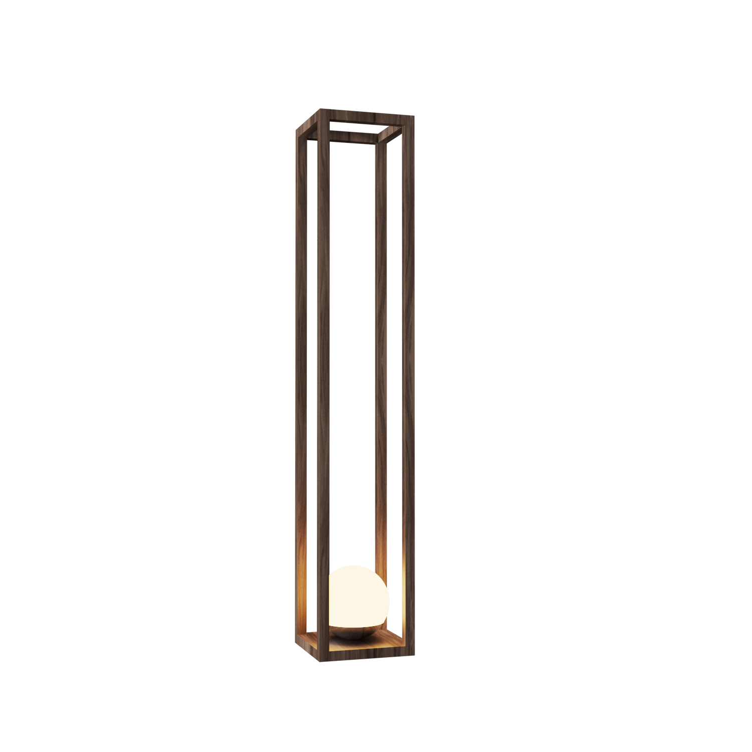 Floor Lamp Accord Cubic 3045 - Cubic Line Accord Lighting | 18. American Walnut