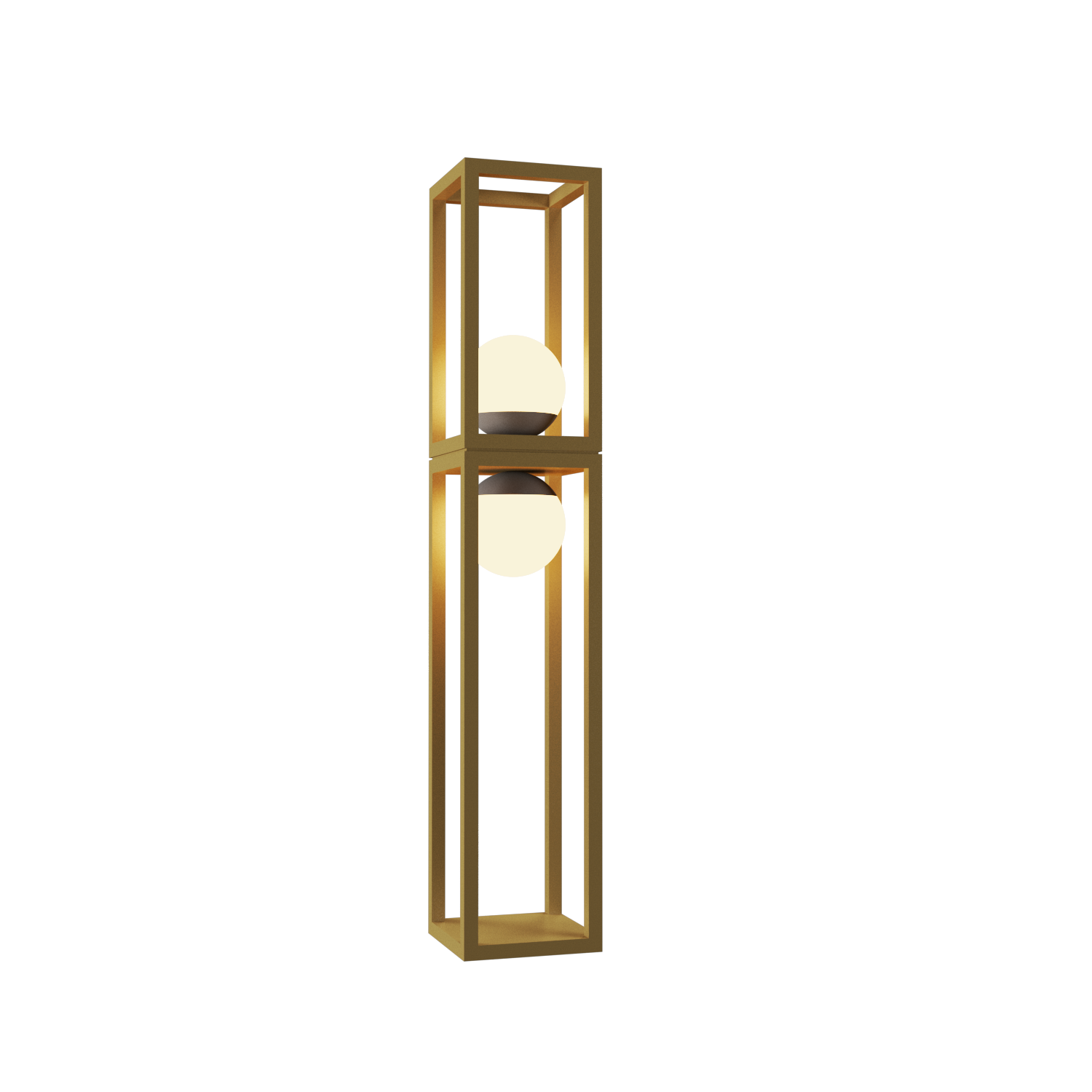 Floor Lamp Accord Cubic 3048 - Cubic Line Accord Lighting | 38. Pale Gold
