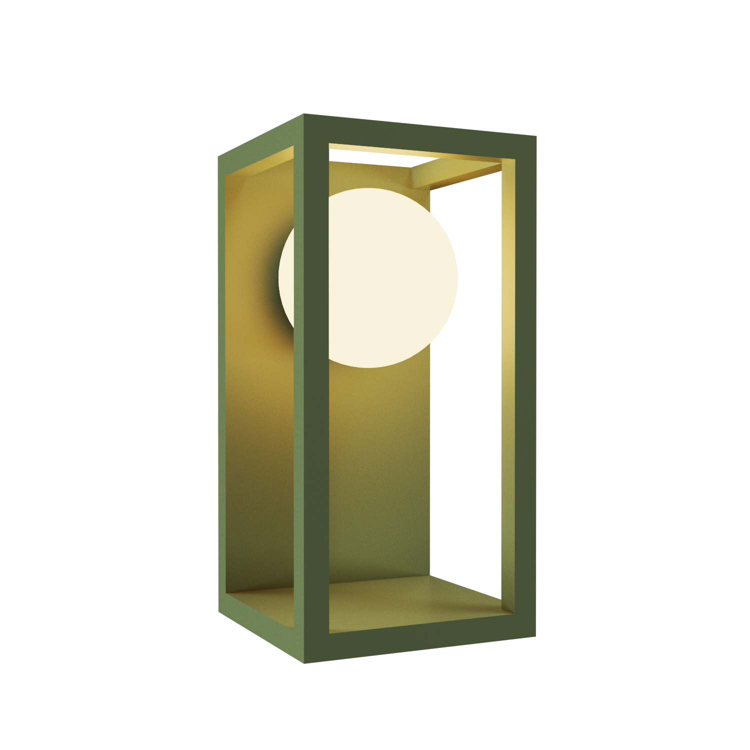 Wall Lamp Accord Cubic 4188 - Cubic Line Accord Lighting | 30. Olive Green
