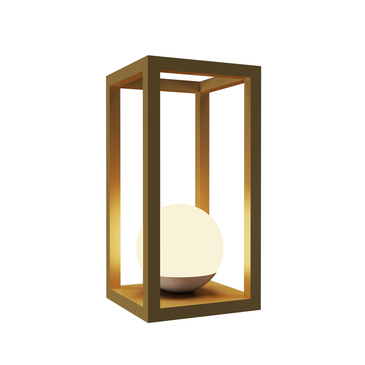 Table Lamp Accord Cubic 7068 - Cubic Line Accord Lighting | 38. Pale Gold