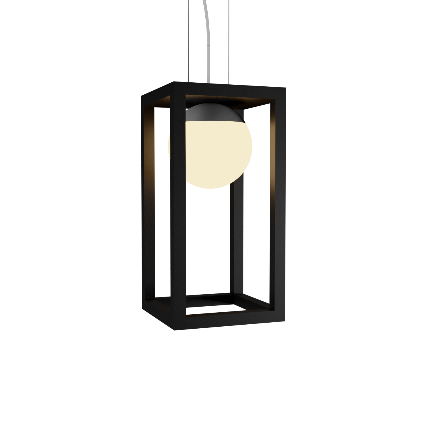 Pendant Lamp Accord Cubic 1453 - Cubic Line Accord Lighting | 02. Matte Black