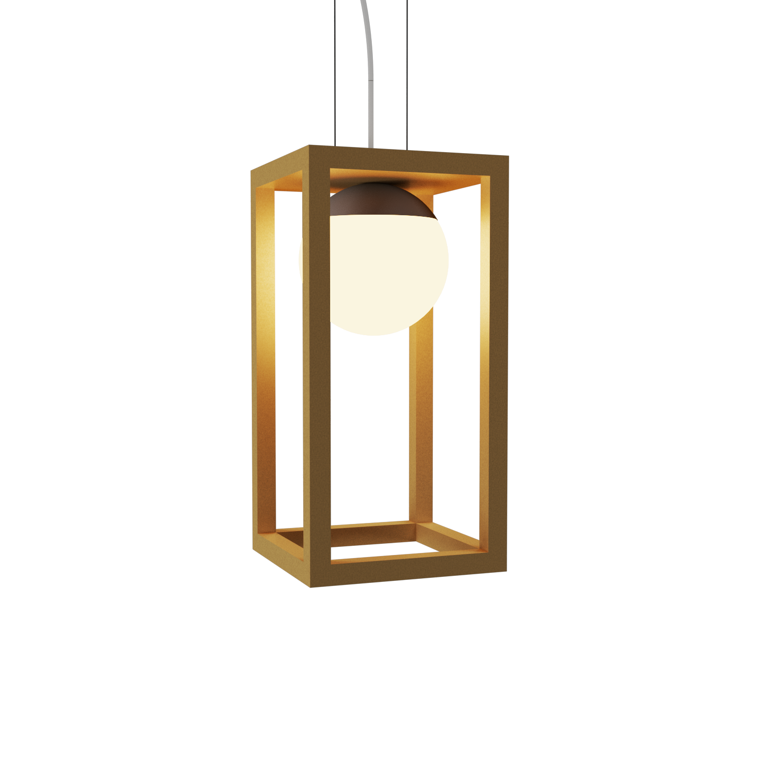 Pendant Lamp Accord Cubic 1453 - Cubic Line Accord Lighting | 27. Gold